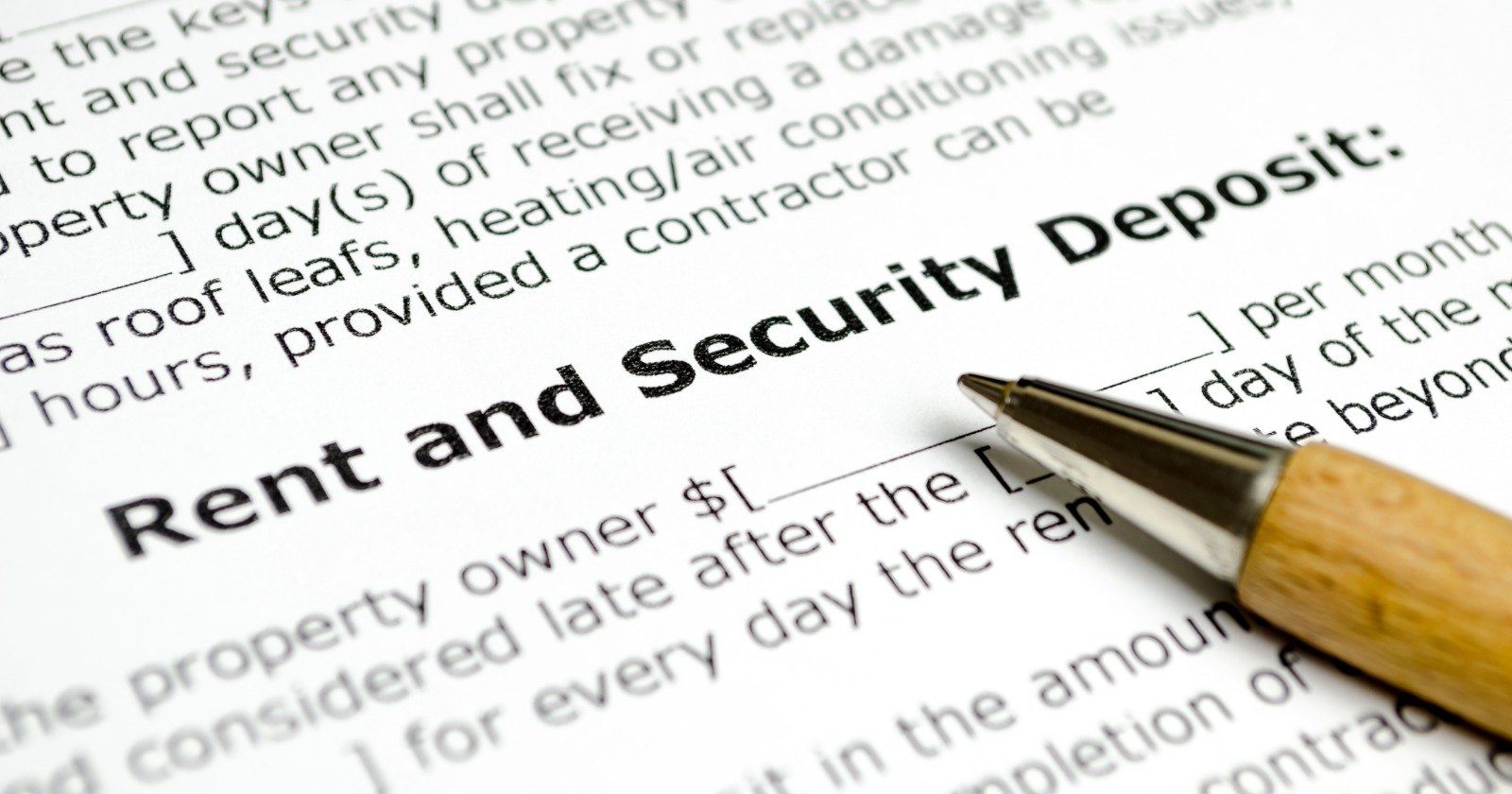Can you use your security deposit as last month's rent? In Texas it can cost you triple